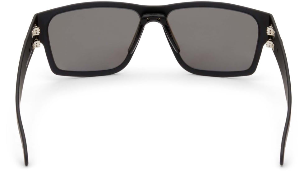 Gatorz Delta Sunglasses, Matte Black Frame, Smoked Polarized w/ Blue Mirror Lens, GDELMTBLK01P-B