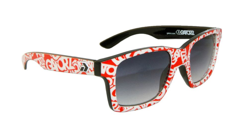 Gatorz Iamgat01fGat I Am Gatorz Print Frame Grey Fade Lens Sunglasses