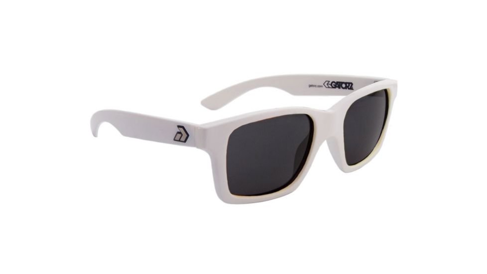 Gatorz Iamwht01Wh I Am White Frame Grey Lens Sunglasses