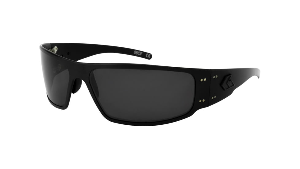 Gatorz Magnum 2.0 Sunglasses, Blackout Frame, Smoked Polarized Lens, MAG2BLK01PMBP