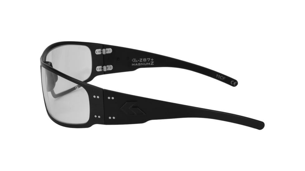 Gatorz Magnum Z Ansi Z87.1 Sunglasses, Matte Black Frame, Inferno Photochromic W/ Anti-Fog Lens, MAGZBLK01TA