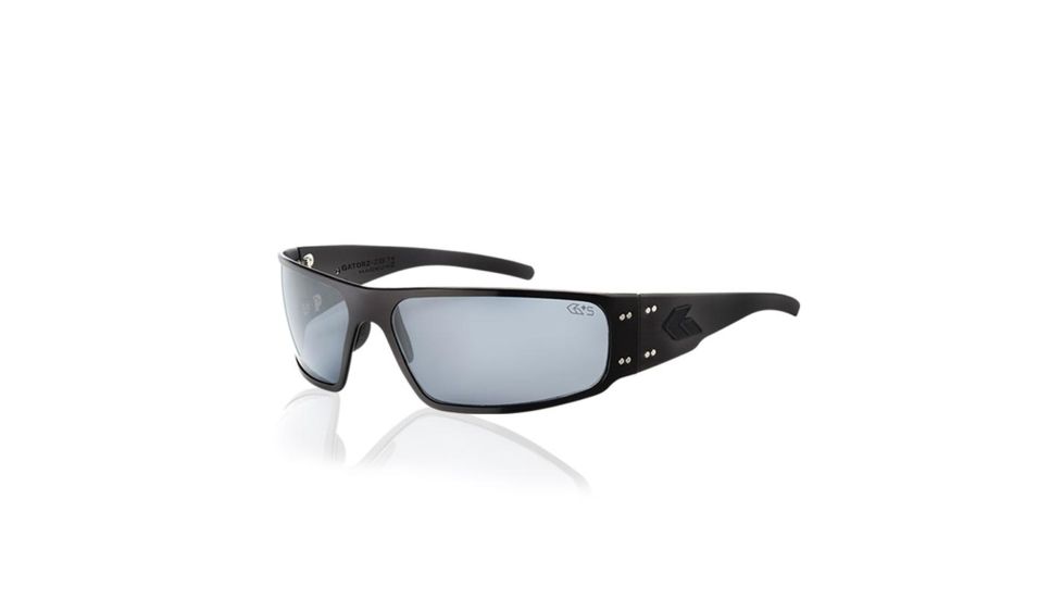 Gatorz Magnum Z ANSI Z87 Rated Ballistic Sunglasses,Black Frame,Smoked Lens, MAGZBLK01A