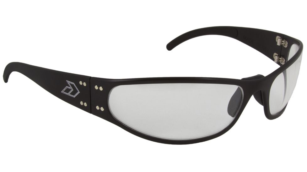 Gatorz Radiator Sunglasses, Black Frame, Clear Lens RADBLK06