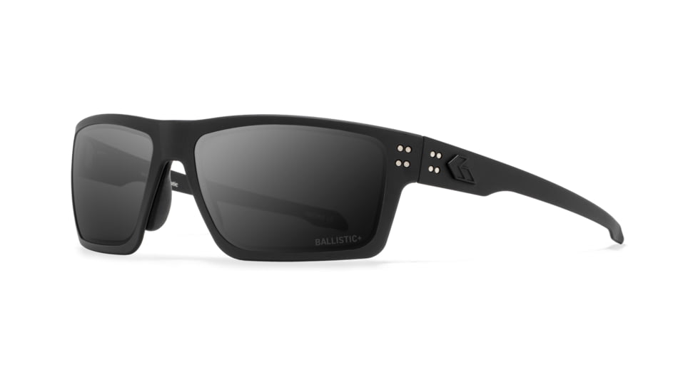 Gatorz Sentix Glasses, Smoke w/ Anti-Fog, Black/Matte Black Logo, Medium, GZ-18-401