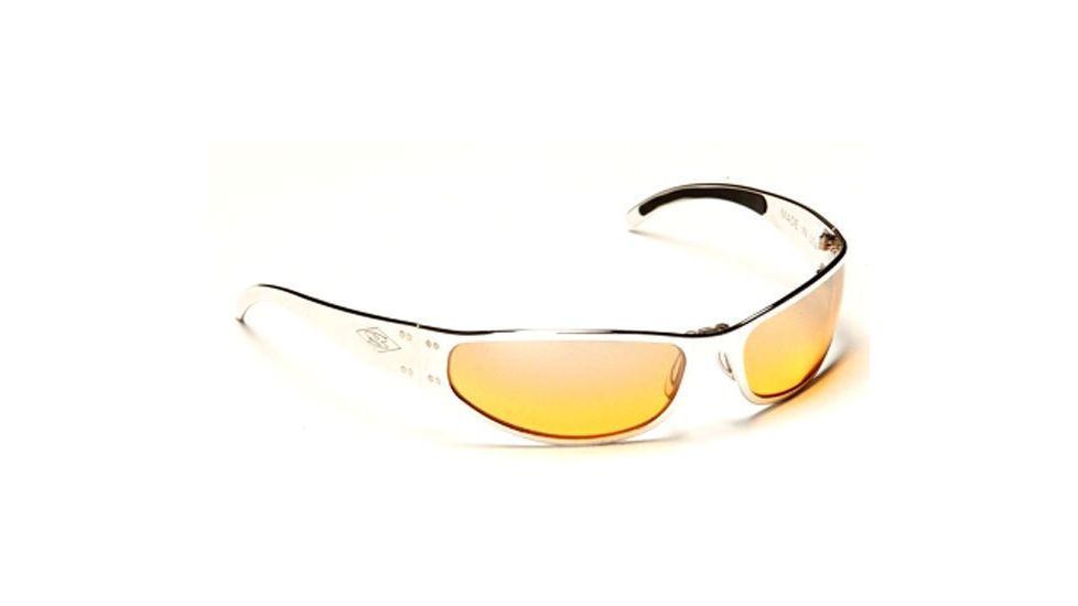 Gatorz Radiator Sunglasses, Polish Frame, Orange Gradient Lens