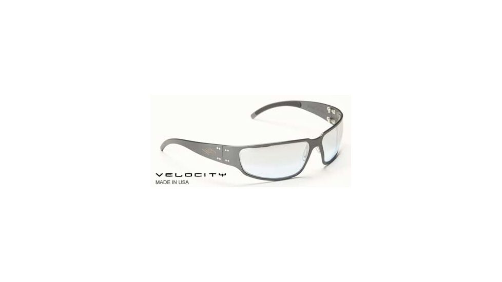 Gatorz Velocity, Gunmetal Frame, Blue Gradient Lens