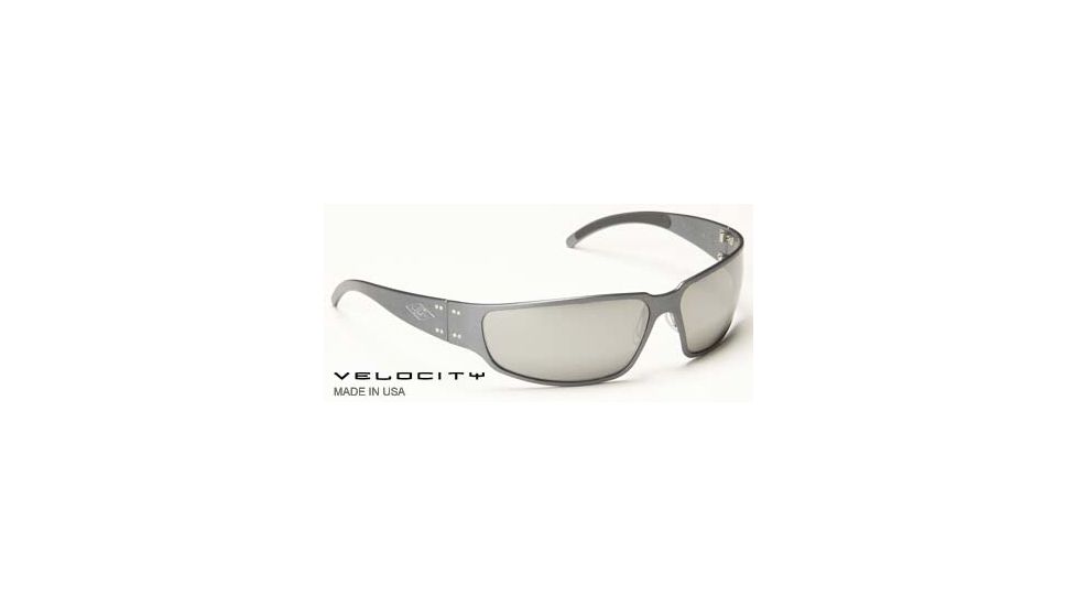 Gatorz Velocity, Gunmetal Frame, Chrome Lens