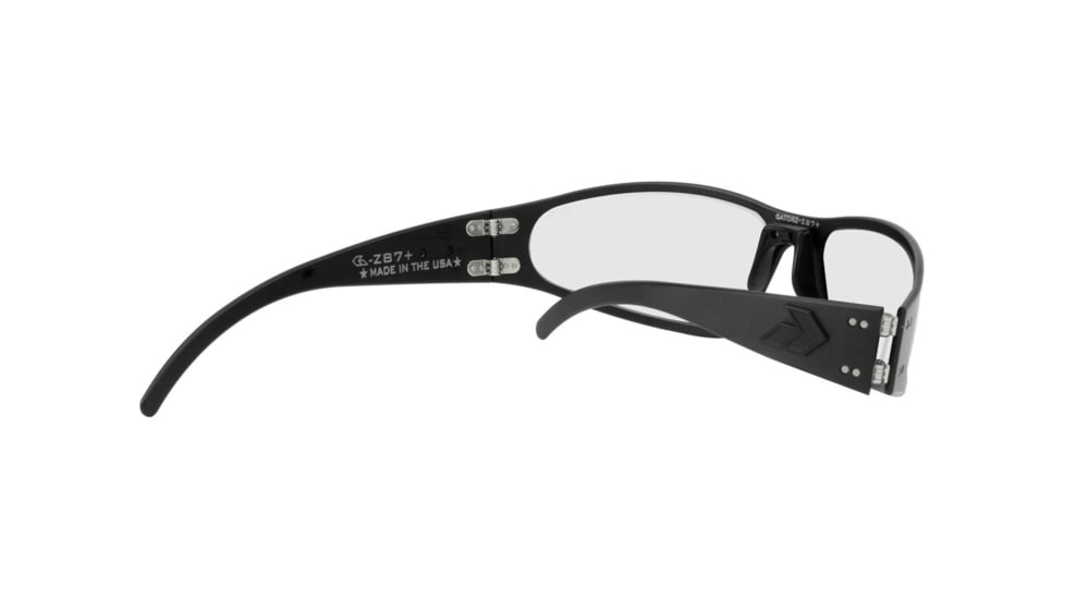 Gatorz Wraptor Ansi Z87.1 Sunglasses, Black Frame, Inferno Anti Fog Lens, WRAZBLK01TA