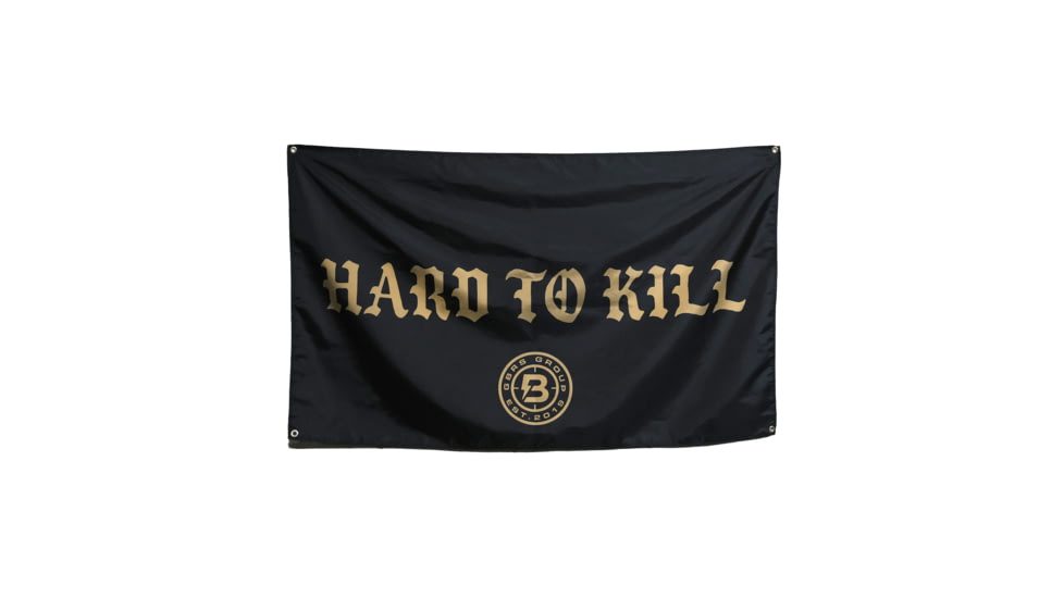 Gbrs Group Gear GBRS Group x BUM Energy Hard To Kill Flag, BAN-BLK-HTK