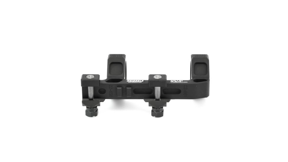 Geissele AR-15/M4 Super Precision Scope Mount, 34 mm Tube, 0 MOA, Standard, Type 3 Anodized, Black, 05-417B