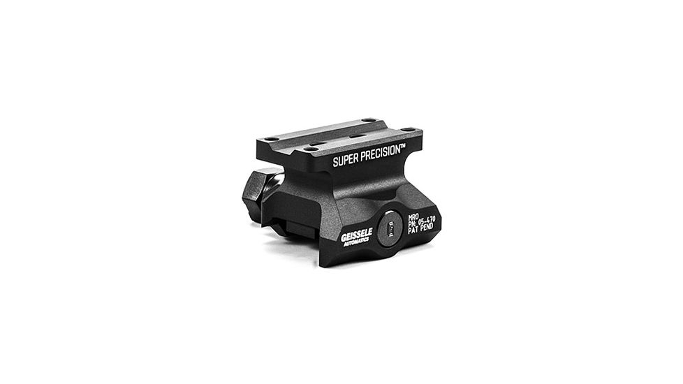 Geissele Super Precision MRO Series Scope Mount,Lower 1/3 Co-Witness,Black 05-470B