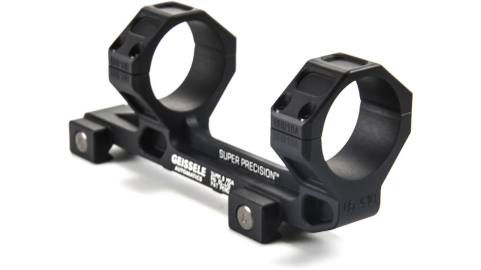 Geissele SR-25/AR-10 Super Precision Series Extended Scope Mount,34mm,7075-T6 Aluminum,Black 05-410B