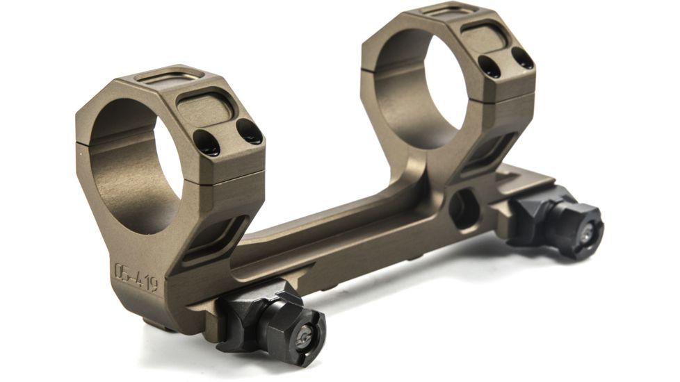 Geissele SR-25/AR-10 Super Precision Series Standard Scope Mount,30mm,7075-T6 Aluminum,Desert Dirt Color 05-419S