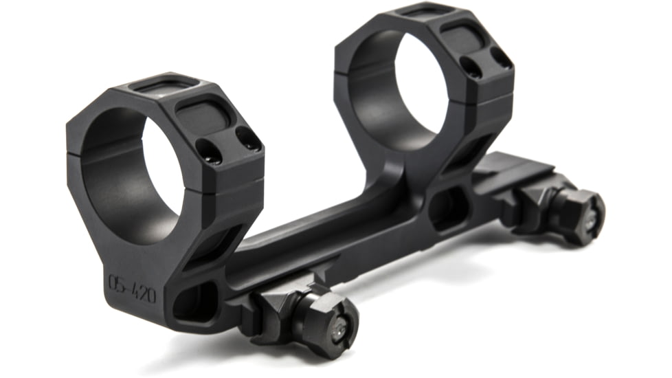 Geissele SR-25/AR-10 Super Precision Series Extended Scope Mount,30mm,7075-T6 Aluminum,Black 05-420B