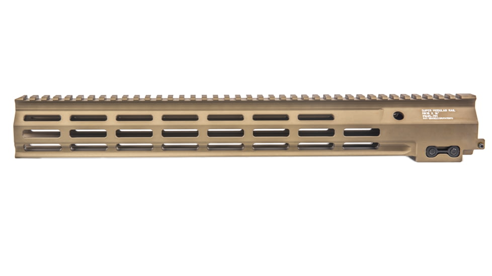 Geissele Super Modular Rail, 16in, MK18, M-Lok, Arca-Swiss, Desert Dirt Color, 05-791S