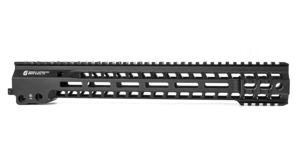 Geissele Super Modular Rail, MLOK, MK13, Black, 15 Inch, GEI05-576B