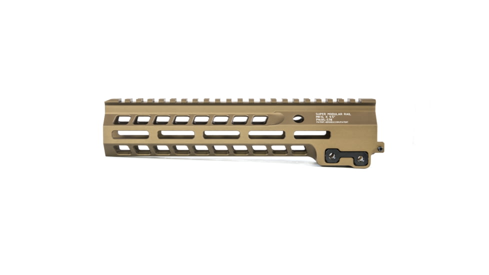 Geissele Super Modular Rail, M-LOK, MK14, 9.3in, Desert Dirt, 05-578S