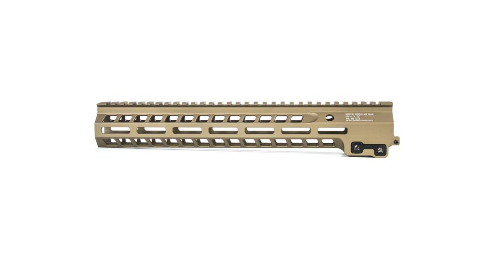 Geissele Super Modular Rail, MLOK MK14, 7in, Includes Gas Block, Desert Dirt Color, 05-622S