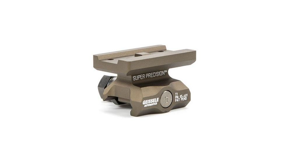 Geissele Super Precision T1 Series Scope Mount,Lower 1/3 Co-Witness,Desert Dirt Color 05-469S