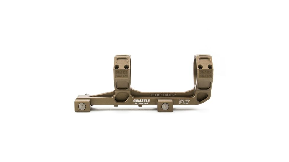 Geissele Super Precision Scope Mount, SR-25, 34mm, Schmidt &amp; Bender 3-27, Desert Dirt Color, 05-347S