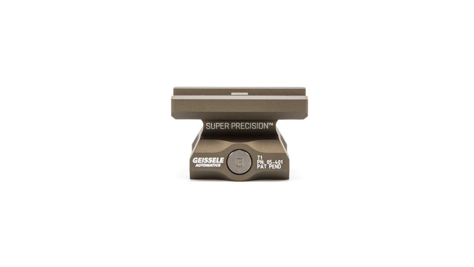 Geissele Super Precision T1 Series Scope Mount, 1.93in Height, Desert Dirt Color, 05-543S