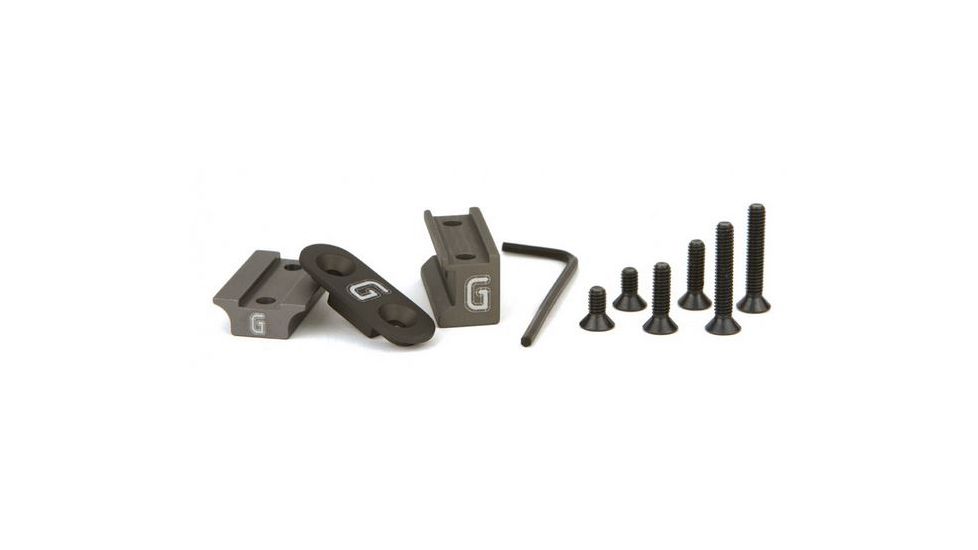 Geissele Surefire Scout Weapon Light Mount Kit for SMR Rails,Gray 05-266