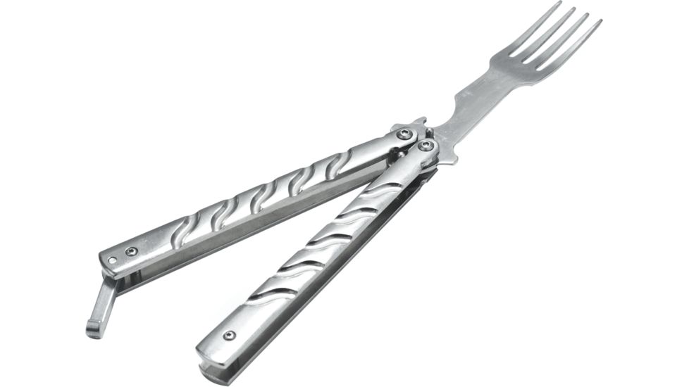 Gen Pro Butterfly Fork with Bottle Opener, Silver GPBFFK