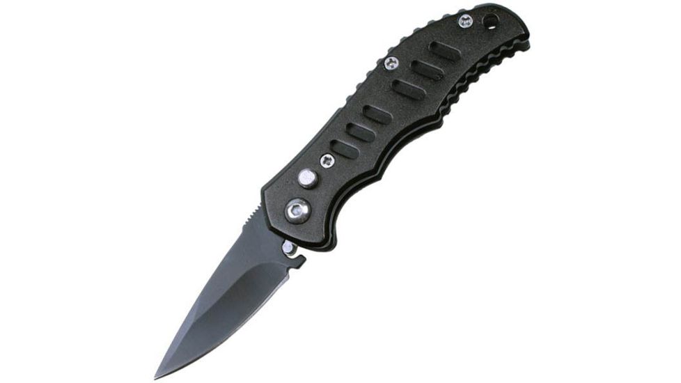 Gen Pro Mini Auto, Black Aluminum Contoured Handle w/Slots X-FK-003BK