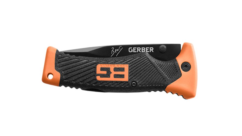 Gerber Bear Grylls Survival Series, Folding Sheath Knife, Fine Edge, Black, Black 31-002947