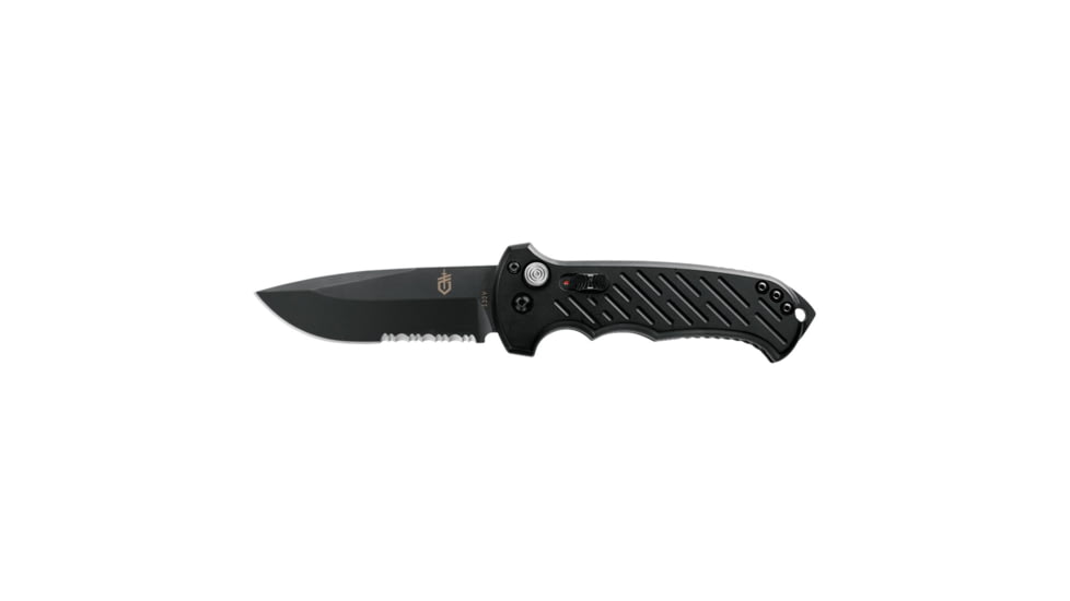 Gerber Gear Gerber Gear 06 Auto - Drop Point, Serrated Automatic Knives in Steel, 30-000377
