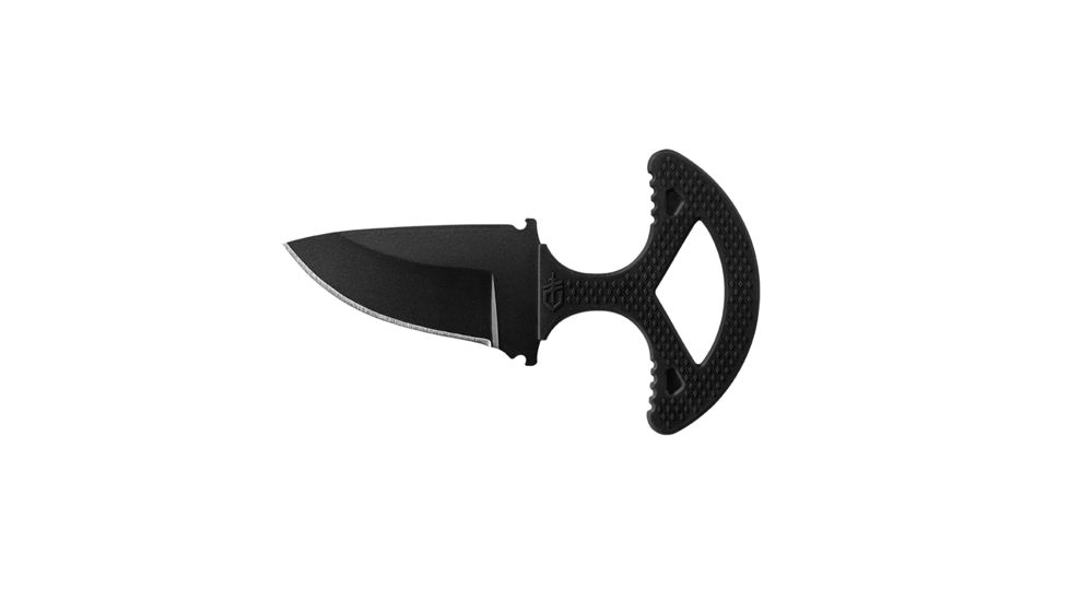 Gerber GHOSTSTRIKE Punch Knife, Black GFN, Black Blade, w/Sheath GE30-001007