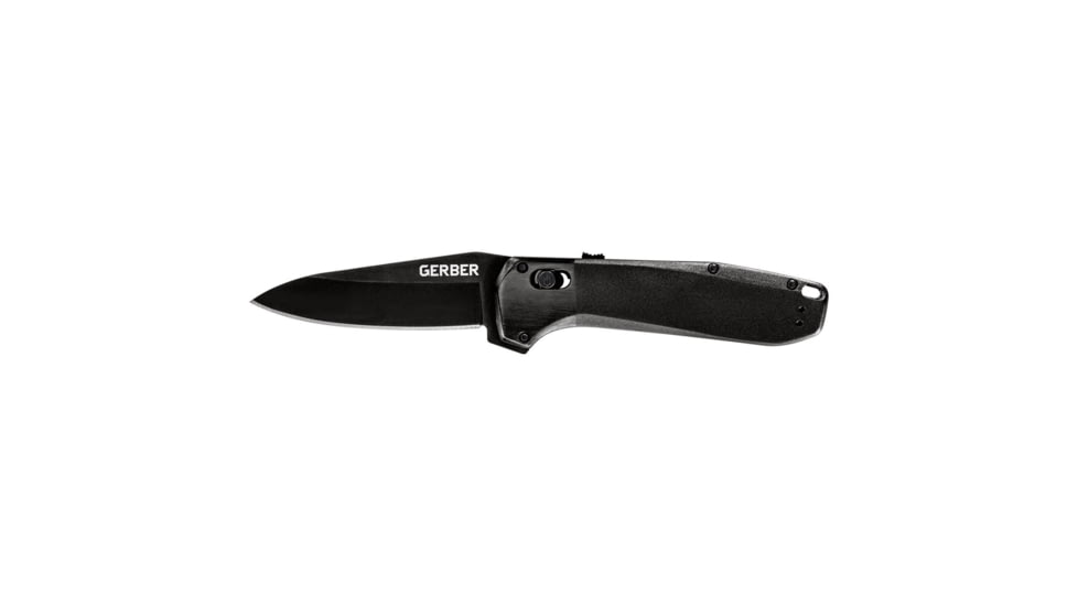 Gerber Highbrow Assist Open Folding Knife, Onyx Handle, Plain Edge