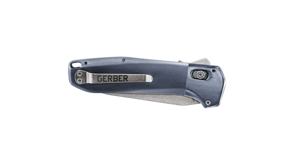 Gerber Highbrow Folding Knife - Urban Blue Handle, Plain Edge