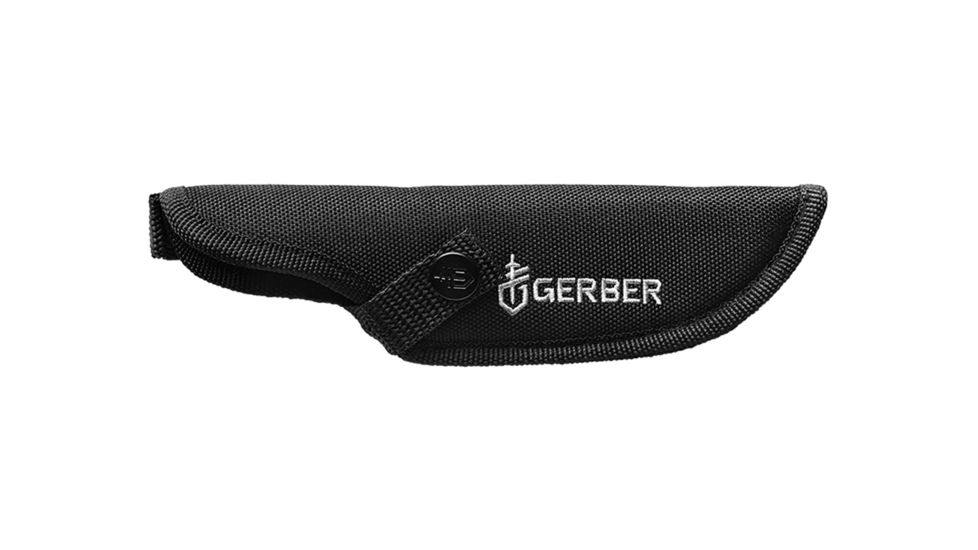 Gerber Moment, Drop Point, Rubber Handle, Plain, Nylon Scabbard GE31-002197