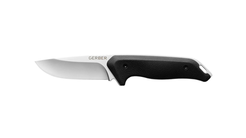 Gerber Moment, Drop Point, Rubber Handle, Plain, Nylon Scabbard GE31-002197