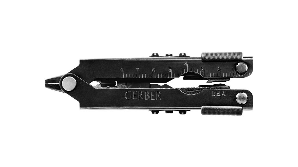Gerber Multi-plier 600 - Needlenose Black W/ Carbide Insert Cutters, Leather Sheatth - Box, Nsn#5110-01-321-8805 - 30-000314