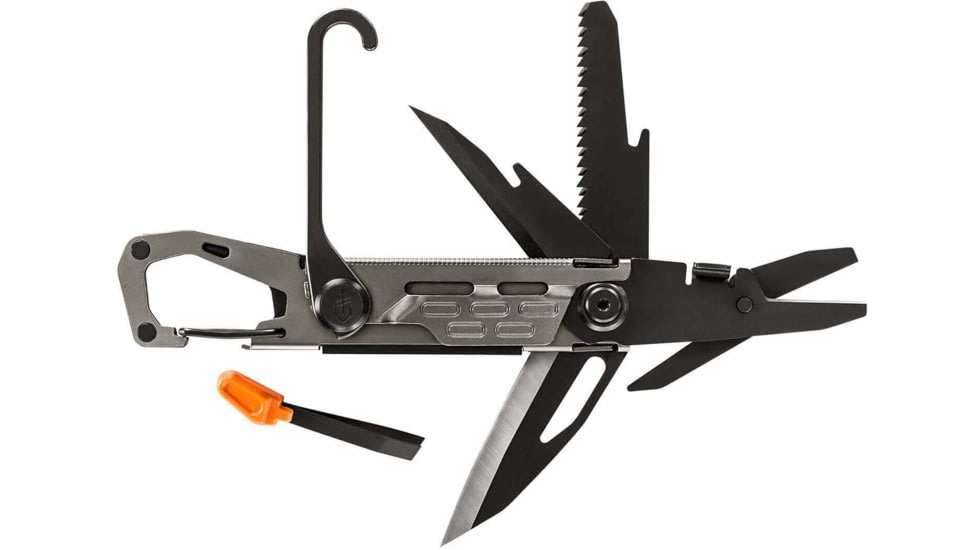 Gerber Stakeout Multi-Tool, Graphite, 2.2in Plain Edge Scandi Grind Blade, 30-001742