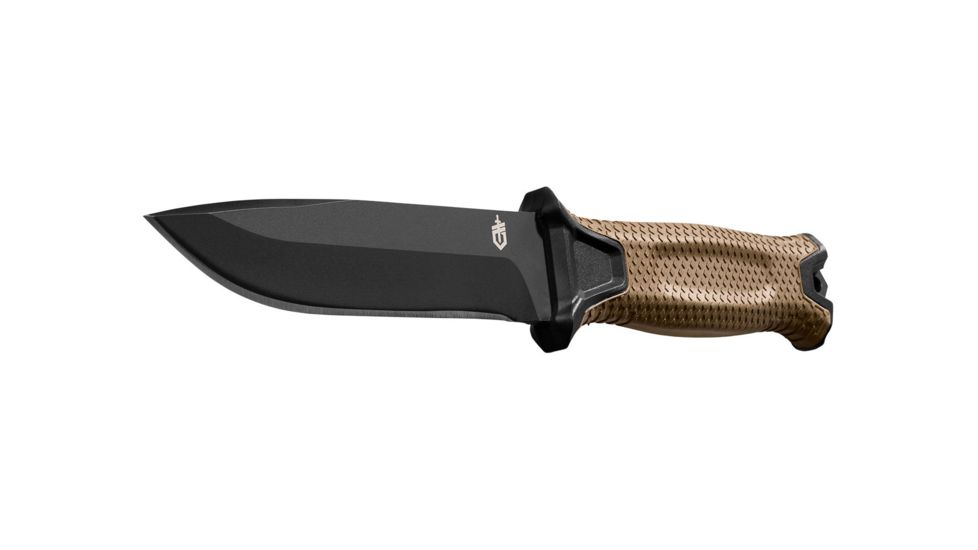 Gerber StrongArm Fixed Blade Knife, Coyote, Fine Edge, Coyote, Box Package 30-001058
