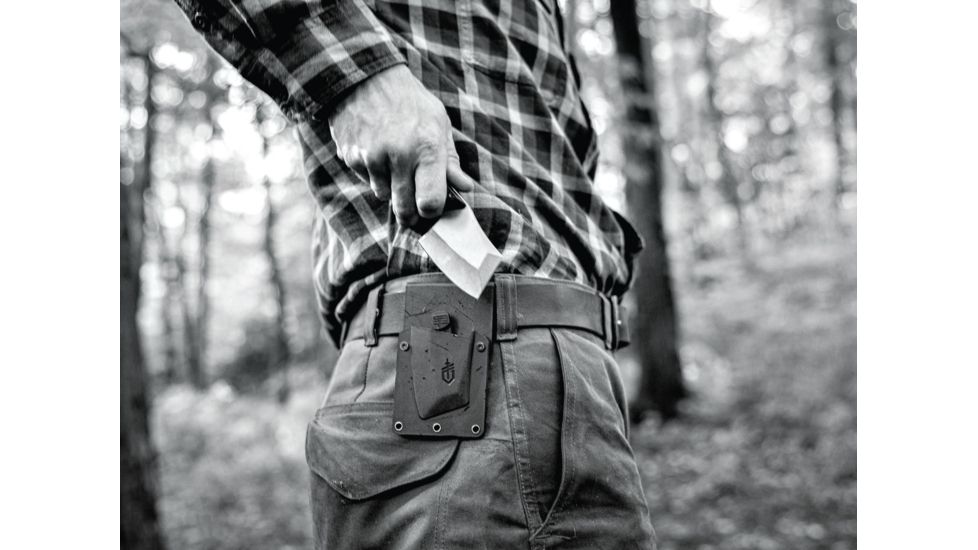 Gerber Tri-Tip Fixed Blade Knife, 7CR17MOV Steel, Cleaver, Green, 30-001694