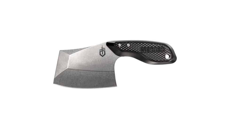 Gerber Tri-Tip Fixed Blade Knife, Black Handle, Black, 31-003726