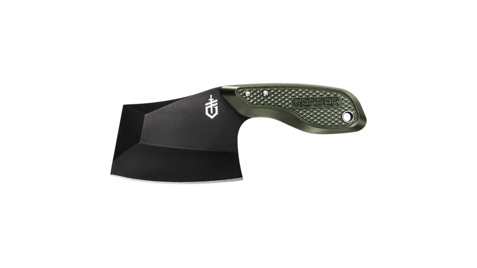 Gerber Tri-Tip Fixed Blade Knife, Green Handle, Green, 31-003728