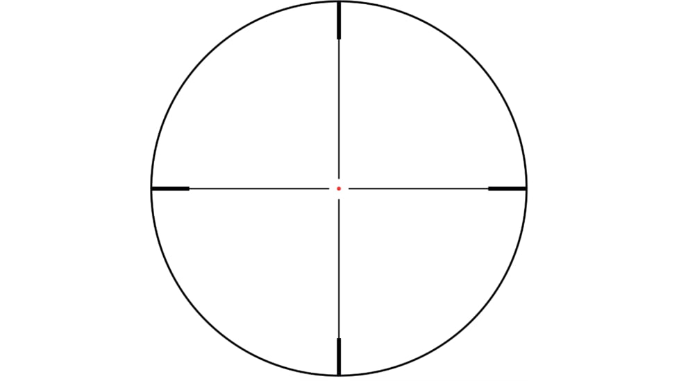 German Precision Optics Centuri Compact 3-12x44mm 30mm Tube Rifle Scope, Second Focal Plane, G4i, Black, RC420