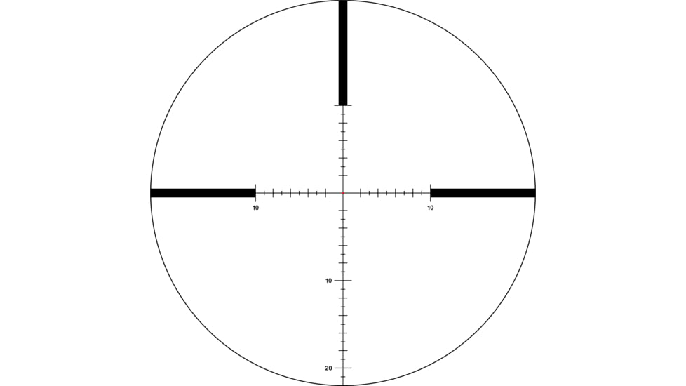 German Precision Optics Centuri 3-18x44mm 30mm Tube Rifle Scope, Second Focal Plane, MOAi, Black, RC650