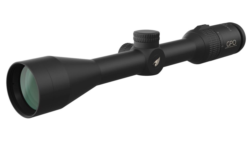 German Precision Optics GPO PASSION 3X 3-9x40 Rifle Scope, Plex Reticle, Black Matte R300