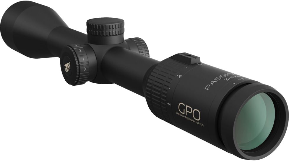 German Precision Optics GPO PASSION 3X 3-9x40i Rifle Scope, G4i Reticle, Black Matte R320