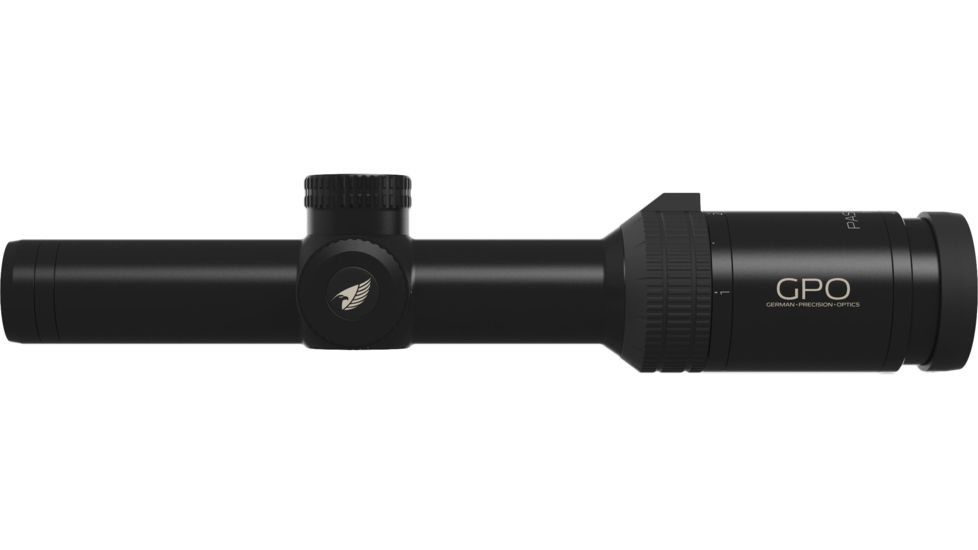 German Precision Optics GPO PASSION 6X 1-6x24i Rifle Scope, G4i Reticle, Black Matte R600