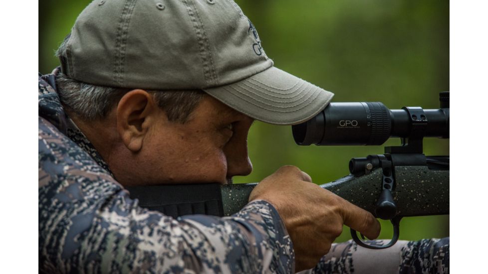 German Precision Optics GPO PASSION 6X 2.5-15x50i Rifle Scope, G4i Reticle, Black Matte R620