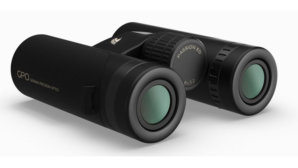German Precision Optics GPO PASSION ED 10x32ED Binocular, Charcoal Black, 10x32ED, B320