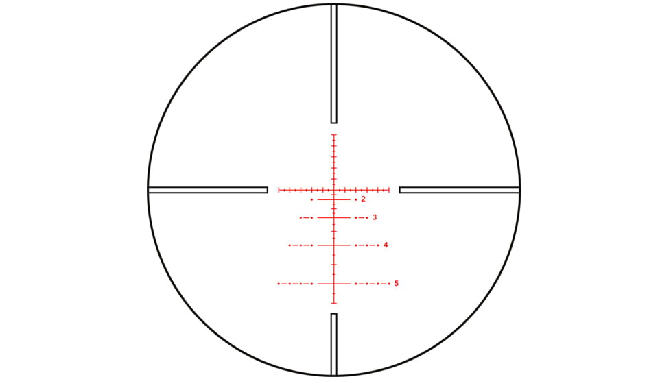 German Precision Optics SPECTRA 6x Rifle Scope, 2-12x44i, 30mm Tube, BRWi reticle, Black, RS640