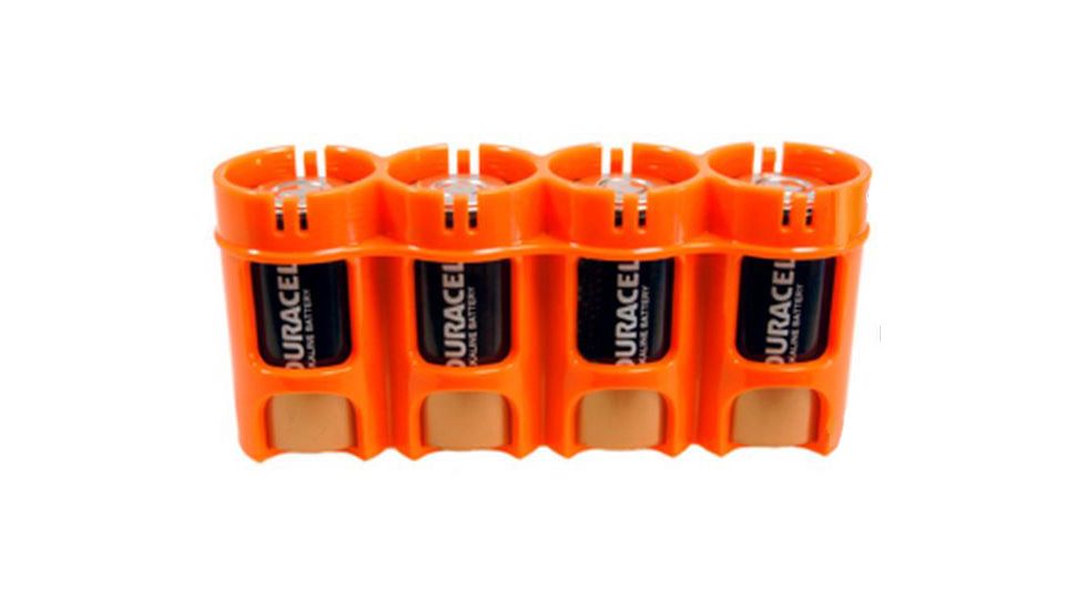 GG&amp;G Battery Caddy C,Pack of 4,Orange GGG-1485